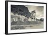 Greece, Delphi, Sanctuary of Athena Pronea, Structure of the Tholos-Walter Bibikow-Framed Photographic Print