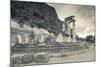 Greece, Delphi, Sanctuary of Athena Pronea, Structure of the Tholos-Walter Bibikow-Mounted Photographic Print