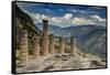 Greece, Delphi, Temple, Apollo-George Theodore-Framed Stretched Canvas