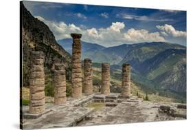 Greece, Delphi, Temple, Apollo-George Theodore-Stretched Canvas