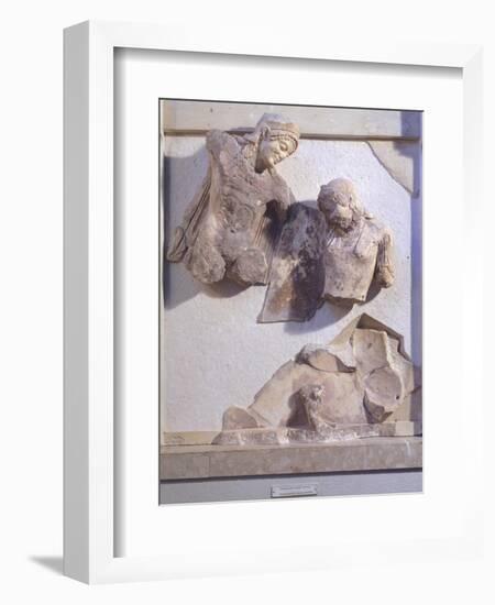 Greece, Delphi, Treasury of Athenians, Relief Detail,5th Century BC, Ancient Greece-null-Framed Giclee Print