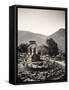 Greece, Delphi (Unesco World Heritage Site), Sanctuary of Athena Pronaia, the Tholos-Michele Falzone-Framed Stretched Canvas