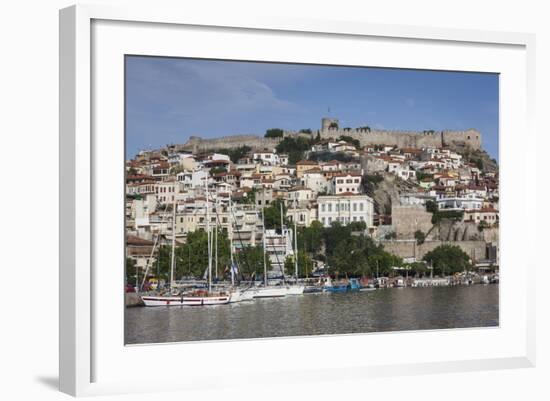 Greece, East Macedonia and Thrace, Kavala, Old Town and Kastro Fort-Walter Bibikow-Framed Photographic Print