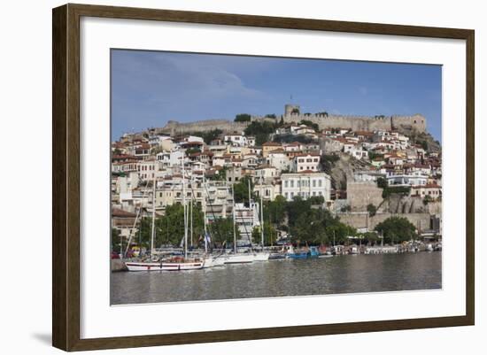 Greece, East Macedonia and Thrace, Kavala, Old Town and Kastro Fort-Walter Bibikow-Framed Photographic Print