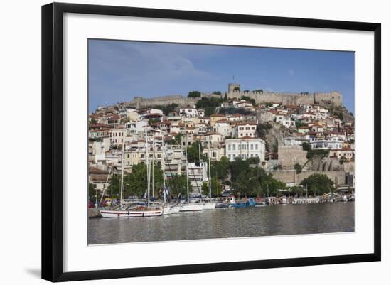 Greece, East Macedonia and Thrace, Kavala, Old Town and Kastro Fort-Walter Bibikow-Framed Photographic Print