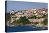 Greece, East Macedonia and Thrace, Kavala, Town and Kastro Fortress-Walter Bibikow-Stretched Canvas