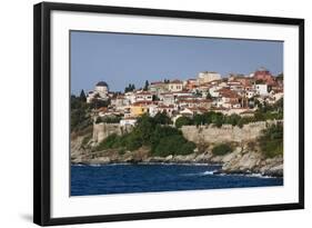 Greece, East Macedonia and Thrace, Kavala, Town and Kastro Fortress-Walter Bibikow-Framed Photographic Print