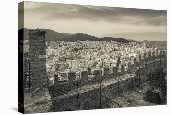 Greece, East Macedonia and Thrace, Kavala, Town from the Kastro Fort-Walter Bibikow-Stretched Canvas
