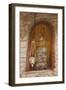 Greece, Epirus, Ioannina, Moni Tsoukas Monastery Interior and Fresco-Walter Bibikow-Framed Photographic Print