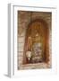 Greece, Epirus, Ioannina, Moni Tsoukas Monastery Interior and Fresco-Walter Bibikow-Framed Photographic Print