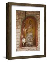 Greece, Epirus, Ioannina, Moni Tsoukas Monastery Interior and Fresco-Walter Bibikow-Framed Photographic Print