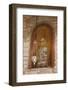 Greece, Epirus, Ioannina, Moni Tsoukas Monastery Interior and Fresco-Walter Bibikow-Framed Photographic Print