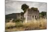 Greece, Epirus, Parga, Ruins of the Venetian Castle-Walter Bibikow-Mounted Photographic Print