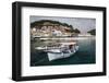 Greece, Epirus, Parga, Town View from the Harbor-Walter Bibikow-Framed Photographic Print