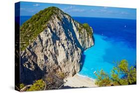 Greece, Ionian Island, Zante Island, Shipwreck Beach-Tuul And Bruno Morandi-Stretched Canvas