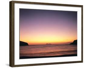 Greece, Island Crete, Matala, Bay, Islands, Sea, Evening Mood-Thonig-Framed Photographic Print