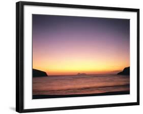 Greece, Island Crete, Matala, Bay, Islands, Sea, Evening Mood-Thonig-Framed Photographic Print