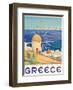 Greece - Island of Mykonos-Pacifica Island Art-Framed Art Print