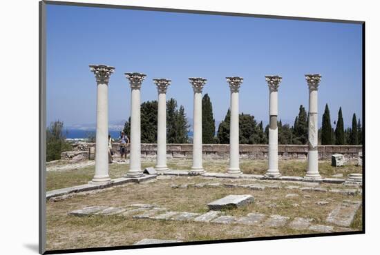Greece, Kos Islands, Askelepieon, Colonnade-Samuel Magal-Mounted Photographic Print