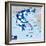 Greece Map-tony4urban-Framed Art Print