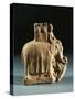 Greece, Mirina, Statuette Representing an Elephant Used for Struggles, Terracotta-null-Stretched Canvas