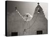 Greece, Mykonos. Church Steeples and Crosses-Bill Young-Stretched Canvas