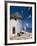 Greece, Mykonos, Mykonos City, Windmill, Donkey-Thonig-Framed Photographic Print