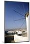 Greece, Mykonos Town, Boats in Harbour, View from Lower Windmills-Fraser Hall-Mounted Photographic Print