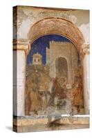 Greece. Mystras. Metropolitan Church of Saint Demetrius (Agios Dimitrios). Painting Murals. Scene…-null-Stretched Canvas