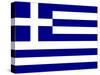 Greece National Flag Poster Print-null-Stretched Canvas