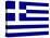 Greece National Flag Poster Print-null-Stretched Canvas