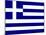 Greece National Flag Poster Print-null-Mounted Poster