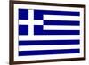 Greece National Flag-null-Framed Art Print