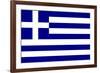 Greece National Flag-null-Framed Art Print