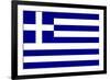 Greece National Flag-null-Framed Art Print