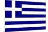 Greece National Flag-null-Mounted Art Print