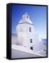 Greece Orthodox Church, Fira, Santorini, Cyclades, Aegean Sea, Greek Islands, Greece, Europe-Markus Lange-Framed Stretched Canvas