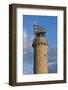 Greece, Peloponnese, Patra, Patra Lighthouse, Dawn-Walter Bibikow-Framed Photographic Print