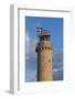 Greece, Peloponnese, Patra, Patra Lighthouse, Dawn-Walter Bibikow-Framed Photographic Print