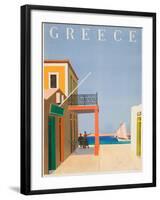 Greece Poster-null-Framed Giclee Print