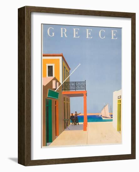 Greece Poster-null-Framed Giclee Print