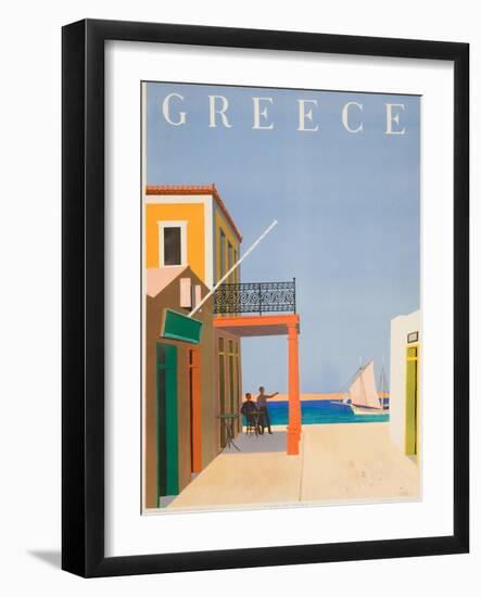 Greece Poster-null-Framed Giclee Print