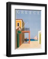 Greece Poster-null-Framed Giclee Print