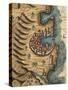 Greece, Rhodes, Nautical Atlas, Detail: City of Rhodes, 1537-Giorgio Sideri-Stretched Canvas