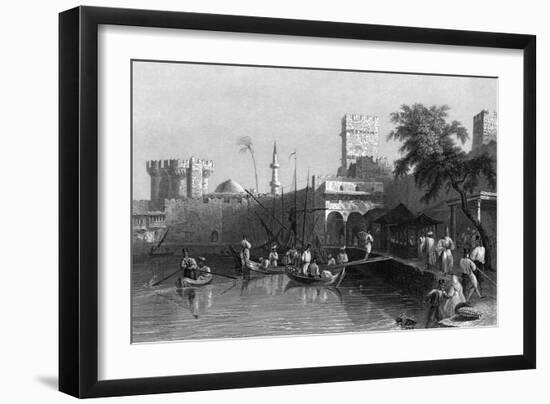 Greece Rhodes-WH Bartlett-Framed Art Print