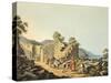 Greece, Samos Island, Ruins of Ancient Temple, 1805-Luigi Mayer-Stretched Canvas