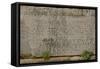 Greece. Sparta. Inscription on the Stone. Greek Writing-null-Framed Stretched Canvas