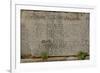 Greece. Sparta. Inscription on the Stone. Greek Writing-null-Framed Giclee Print