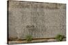 Greece. Sparta. Inscription on the Stone. Greek Writing-null-Stretched Canvas