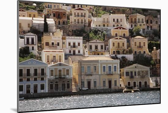 Greece, Symi, View of House at Symi Islands-Ali Kabas-Mounted Photographic Print